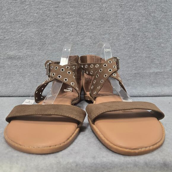 NEW Torrid Brown Extra Wide Eyelet Gladiator Sandals Size 11WW - Picture 4 of 10